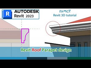 How to Create Roof Parapet in Revit EP20 #revit20182024
