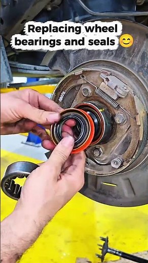 Replace Wheel Bearings & Seals 😊#autorepair #WheelBearings #SealReplacement #AutoRepair#automobile