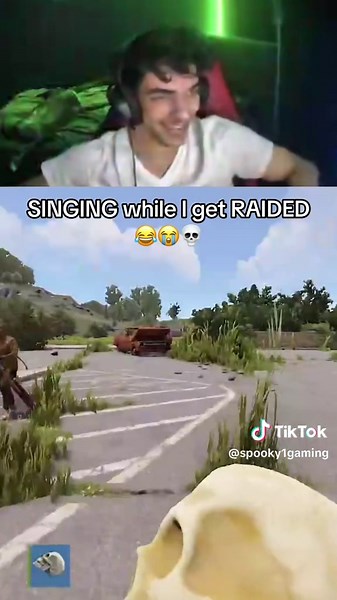 Singing While Getting Raided in Rust Gameplay