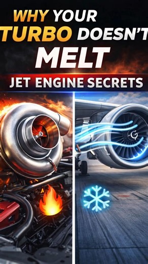 HOW TURBOS SURVIVE 2000° HEAT (JET ENGINE SECRET) #turbo #engineering