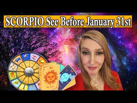 SCORPIO GOOD THINGS ARE ABOUT TO HAPPEN! See Before January 31st
