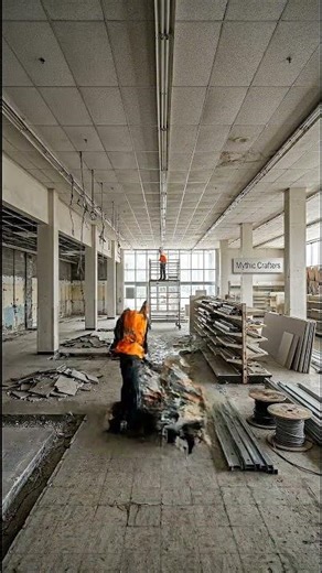 Destroyed Store Gets Completely Rebuilt Into Dream Space #renovation #shorts