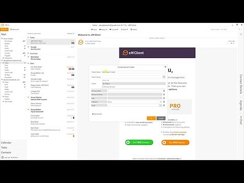 Smart Folders in eM Client