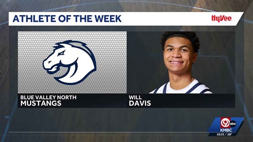 Blue Valley North junior Will Davis named KMBC 9/Hy-Vee Athlete of the Week