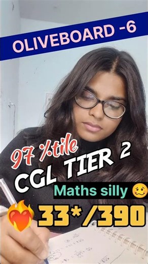 ❤️‍🔥❤️‍🔥Oliveboard 6 ✍🏻| CGL TIER 2 ✅ MOCK TEST #shortfeed #ssccglmains #yt #ssccgl #mocktest