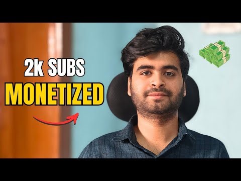 How I Monetized a YouTube Channel in 8 Months (Only 2K Subscribers) | 100% Real