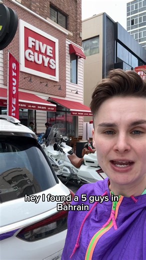 229K views · 4.2K reactions | I went down American Alley in Bahrain and they had a #fiveguys! | Ashley Gutermuth | Facebook