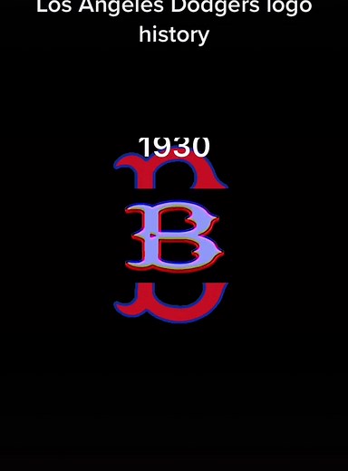 @Los Angeles Dodgers logo history !