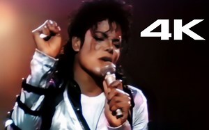 【4K】迈克尔·杰克逊《ROCK WITH YOU》1988年温布利BAD巡演 AI修复画质增强版