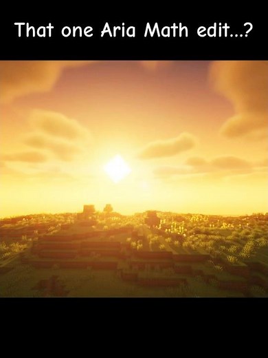 That One Minecraft Edit – Aria Math [8K]