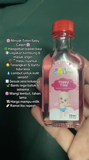Minyak Telon Baby Caliph: Essential Care for Infants