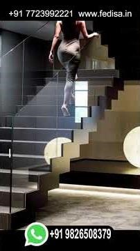 Steel Glass Staircase, Walnut Stairs With Glass | Living room stairs