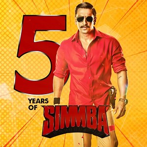 13K views · 152 reactions | A rollercoaster of thrills, laughs, pure entertainment and a mind-ich blowing action. Celebrating #5YearsofSimmba. #Simmba | Reliance Entertainment | Facebook