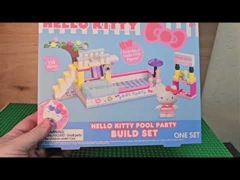 Hello Kitty Pool Party Build Set Speed Build