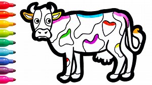 📌 Please subscribe to my Youtube channel: https://bit.ly/2GIVCUI Hello! It's Sophia. In this video, I'm drawing a rainbow cow. Let’s try and draw with me 🐮 | Magic Fingers Art