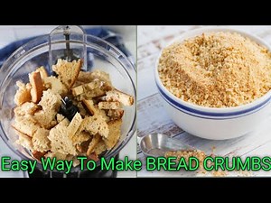 How To Make Bread Crumbs / Bread Crumbs Recipe / Dry Bread Crumbs / Bread Crumbs in Oven