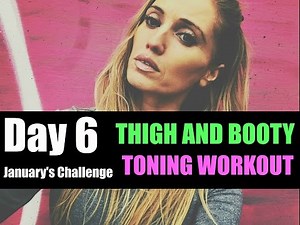 THIGH AND ? BOOTY TONING WORKOUT - JUST 3 MOVES BUT YOU WILL ? FEEL IT WORKING