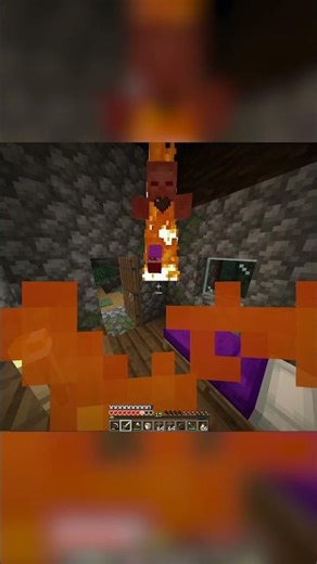 Zombies Roasting Me About the Heat? Only in Minecraft 😂🔥 #shorts