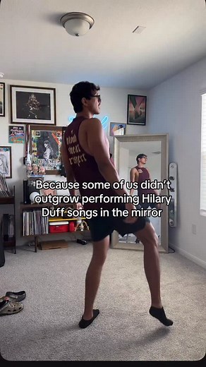 Sometimes self-care just means singing The Math by Hilary Duff in the mirror like it’s 2003 again. . . . . . #callmeadal #hilaryduff #themath #metamorphosis #luckorsomething #mature | Callme Adal