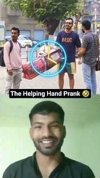 The Helping Hand Prank 🤣 | #reactionvideo #shorts