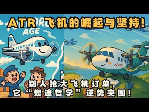 你可能没听过 ATR 飞机，但它统治了全球短程航线！别人抢大飞机订单，ATR 靠“短途哲学”逆势突围！