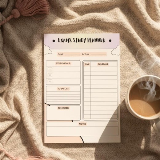 Exam Study Planner | Revision Schedule, Goodnotes iPad Template (digital Download) - Etsy UK