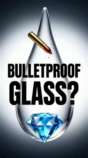 Glass vs. Bullet! 💎🔫 #ScienceFacts #InfoSpark