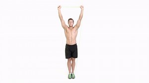 resistance band shoulder press