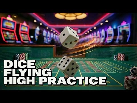 Craps dice flying high practice, watch Andrew Perfect His Craps Throws