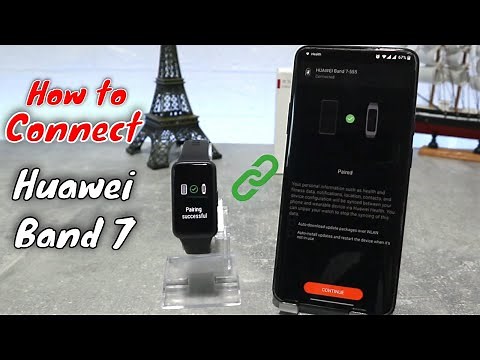 How to connect Huawei Band 7 to phone with Health Android App