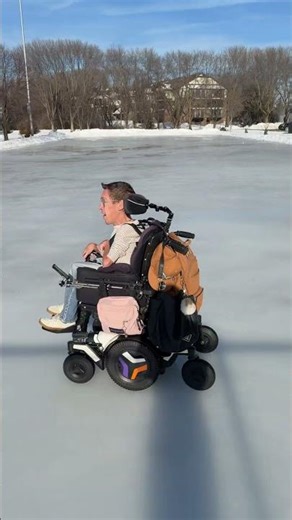 Wheelchair Ice Skating!