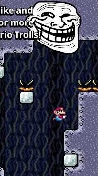 This Underwater Mario Troll Level is BRUTAL #mario #troll #funny