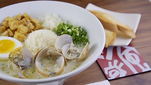 69K views · 854 reactions | A Soulful Fusion you've never imagined. Introducing our latest limited edition ramen, the Clam Chowder ramen. Thick noodles flavored with black pepper, served with a unique blend of Ippudo's signature tonkotsu broth enhanced with bechamel sauce and truffle oil. Topped with fresh clams and a generous dusting of parmesan cheese. Truly a unique experience on its own. See you at #ippudoph! #worldfamousramen | Ippudo Philippines | Facebook