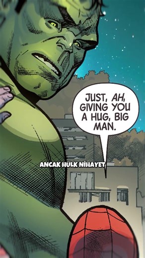 Hulk Peter'ın ÖRÜMCEK-ADAM olduğunu BİLİYOR!