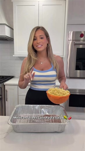 Mexican Street Corn Pasta Salad🌽🧅🌶️ my favorite pasta salad of alllll time!! This is my go to dish whenever I’m hosting any summer event and it’s always a hit and a crowd favorite! #mexicanstreetcorn #pastasalad Ingredients: - One can of corn - One cup of Cotija cheese - Half a cup of chopped cilantro - One diced red onion - Half a cup of chopped green onion Dressing In a separate bowl, combine: - One cup of mayonnaise - Half a cup of sour cream - Two tablespoons of lime juice - One teaspoon 