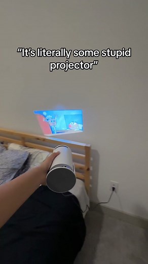 this is beautiful 🥹🥹 #netflix #miniprojector #affordable #giftideas #projector #homecinema