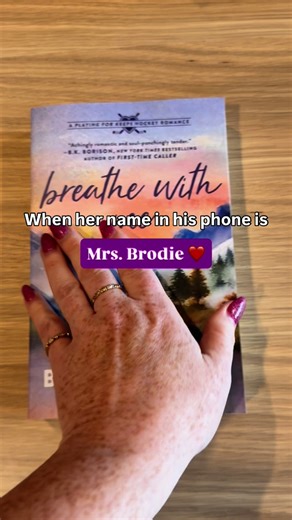 Becka Mack on Instagram: "Listen, a girl’s gotta remember what a girl’s gotta remember. 📖 Breathe With Me is the final book in the Playing For Keep series, and releases October 28th. Preorder link in bio 💕"