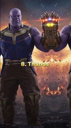Top 10 Most Powerful Marvel Villains Ranked! 🦹‍♂️🔥 #marvelcomics #marvelvillains #supervillain #fyp