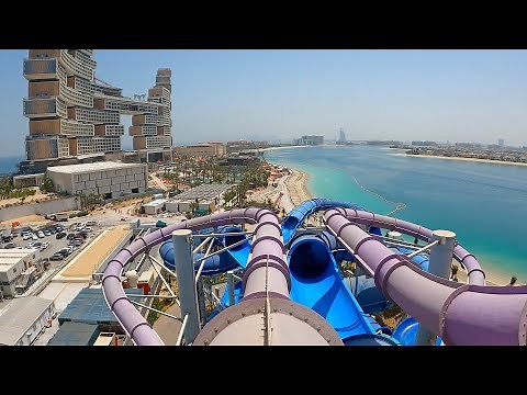 Black Out Water Slide at Aquaventure Atlantis Dubai