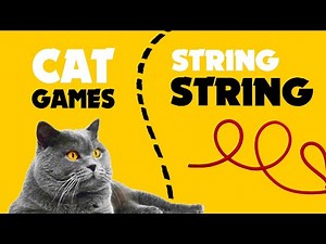 LITTLE STRING STRING on screen for cats ★ CAT GAMES