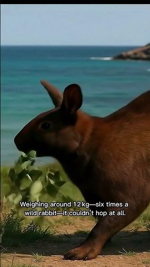 🐇 Nuralagus: The Giant Rabbit That Couldn’t Hop