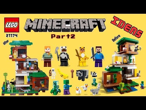Lego Minecraft Ideas PT2, The Modern Tree House 21174