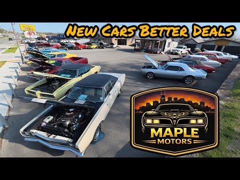 Muscle Cars Maple Motors Inventory Update 3/16/26 American HotRods ENGINES / PRICES / Deals HotRods
