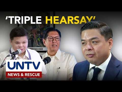Alegasyong palitan ng text nina PBBM at Bersamin kaugnay ng kickbacks, triple hearsay – Rep. Ridon