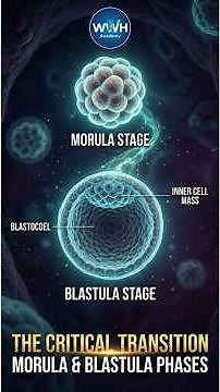 Morula vs Blastula Early Embryonic Development Explained #bsczoology