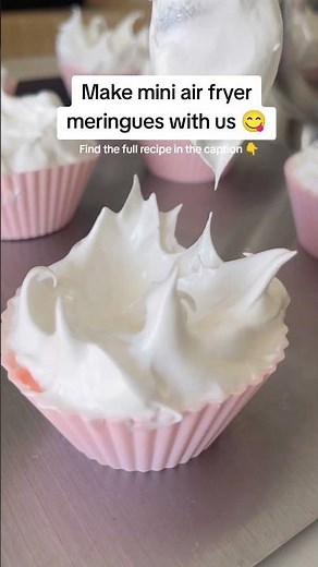 #AirFryerRecipe Mini Meringue