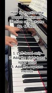How To Practice the Doppio Movimento Section of Chopin’s Nocturne Op. 48-1