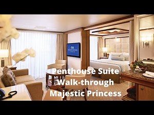 Penthouse Suite Walk-through I Majestic Princess, Princess Cruises