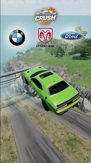 Realistic Highway Car Crash – BeamNG Drive #crashsimulation