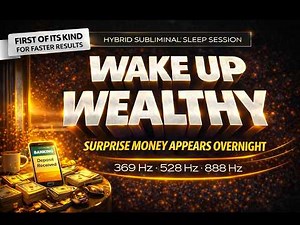 💸 Wake Up Wealthy: Unexpected Money Is Coming to You Overnight | HYBRID Subliminal®
